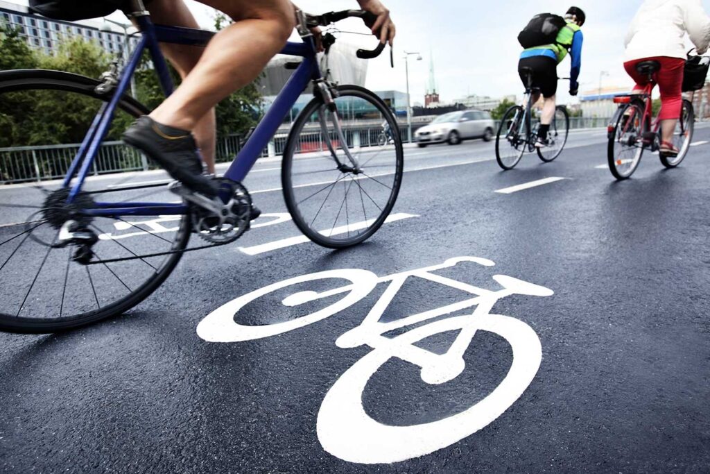 Fietsen naar het werk