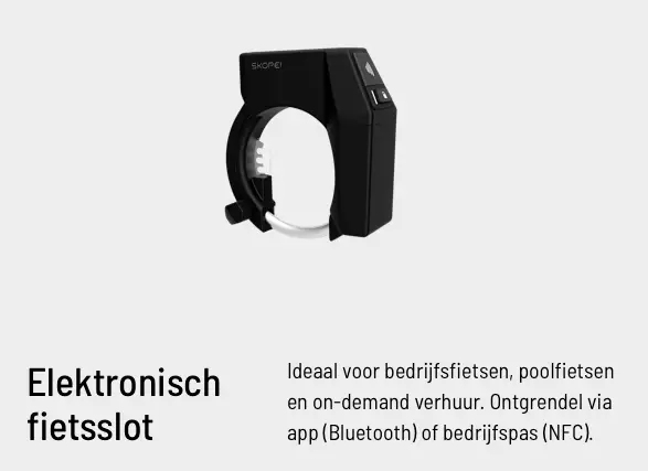 Skopei digitaal fietsslot